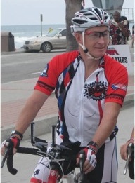 Hughes cycling training client Ed Garrison
