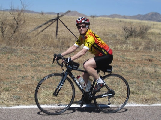 Hughes cycling training client Elizabeth Wicks at Calvin’s Challenge